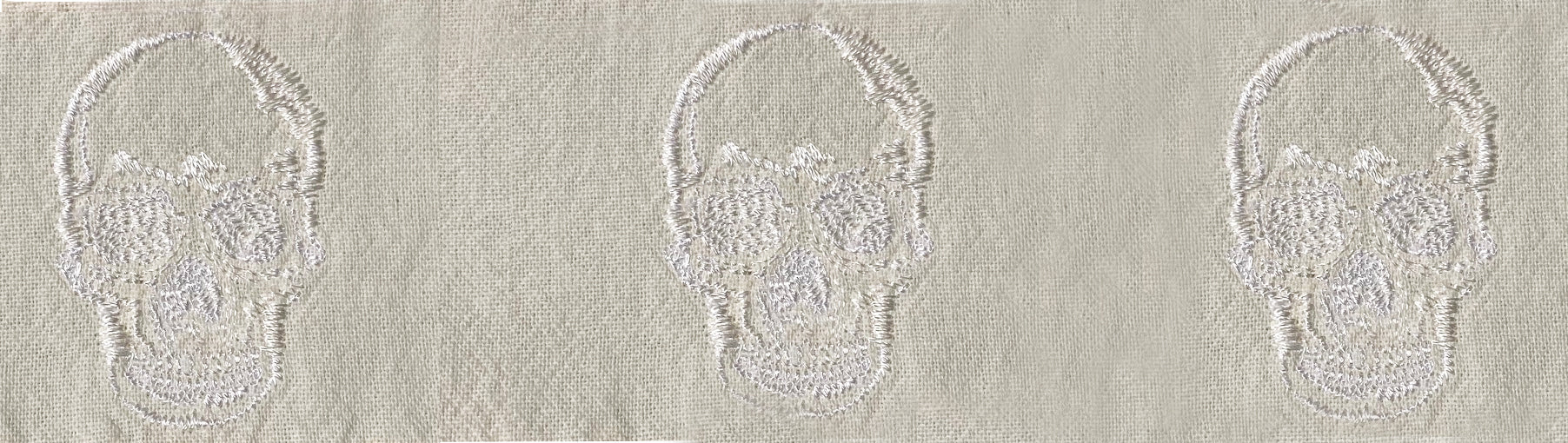 Skull Embroidered Shirt - 5301
