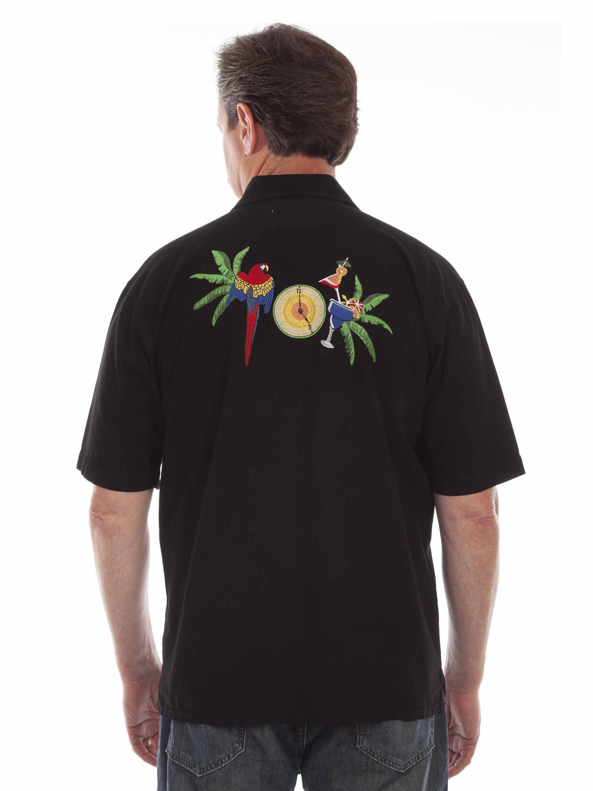 5 O'clock Emb. Shirt - 5304