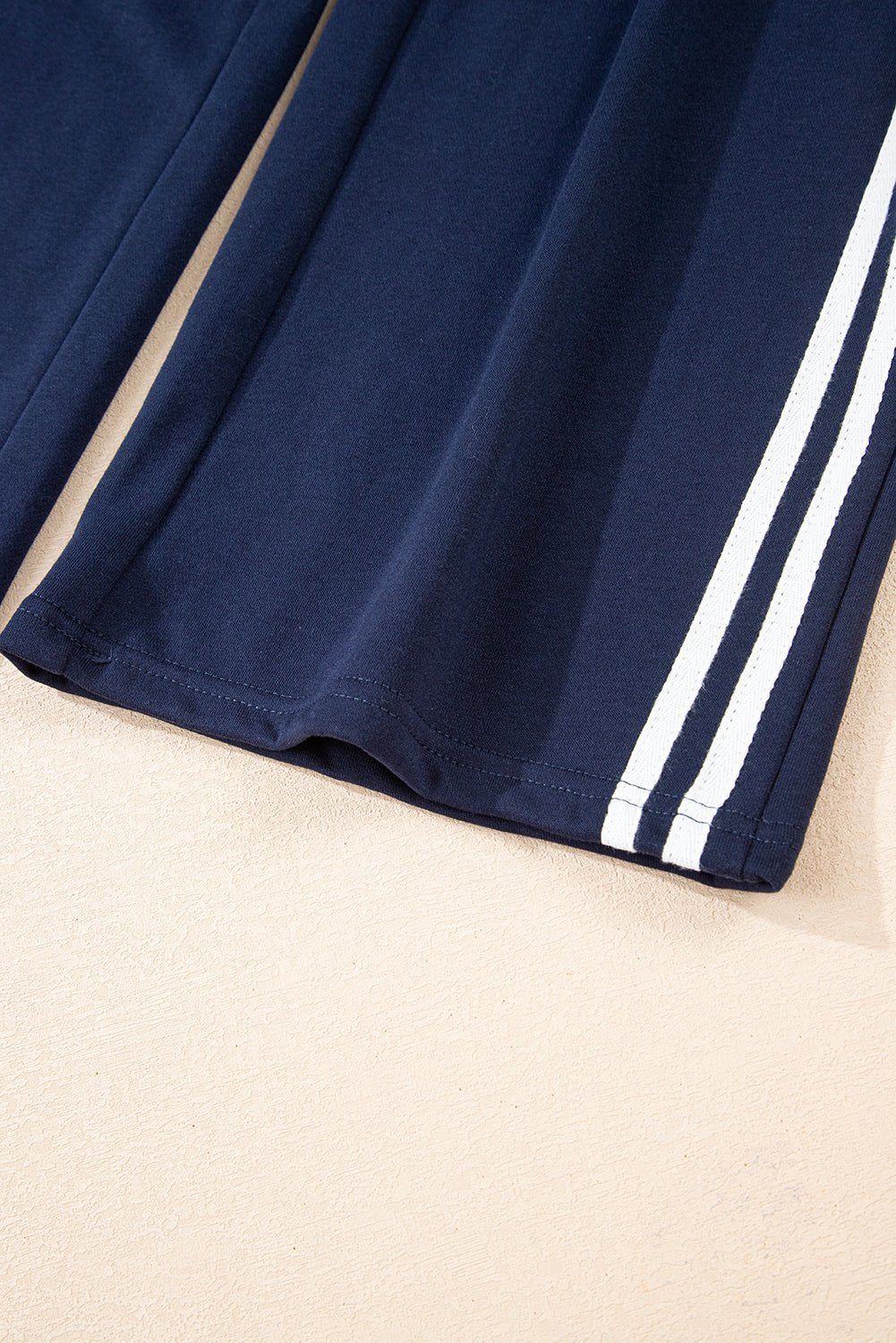 Hana Striped Detail Crewneck Pullover