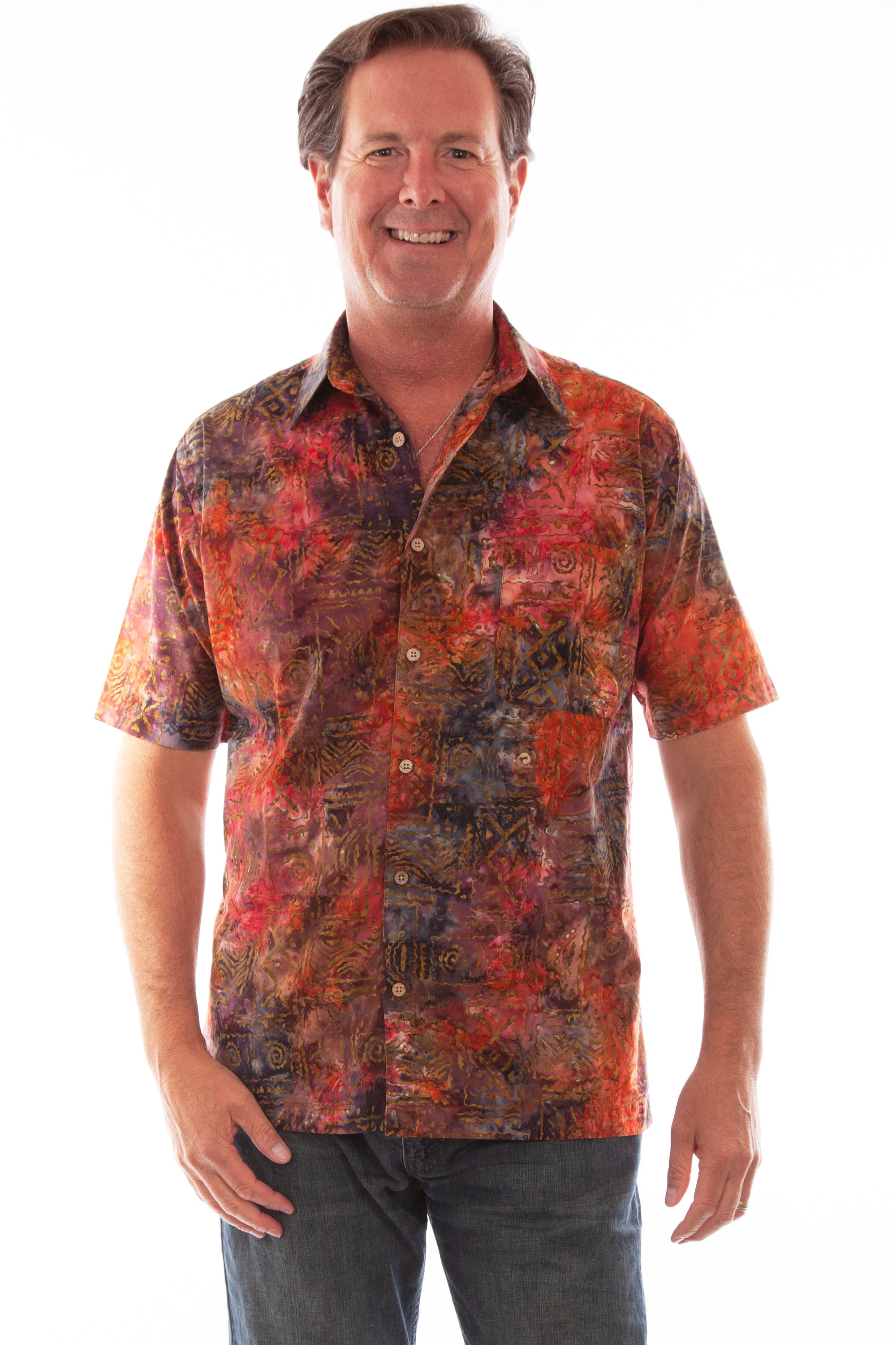 S/s Batik Tribal Watercolors - 5320