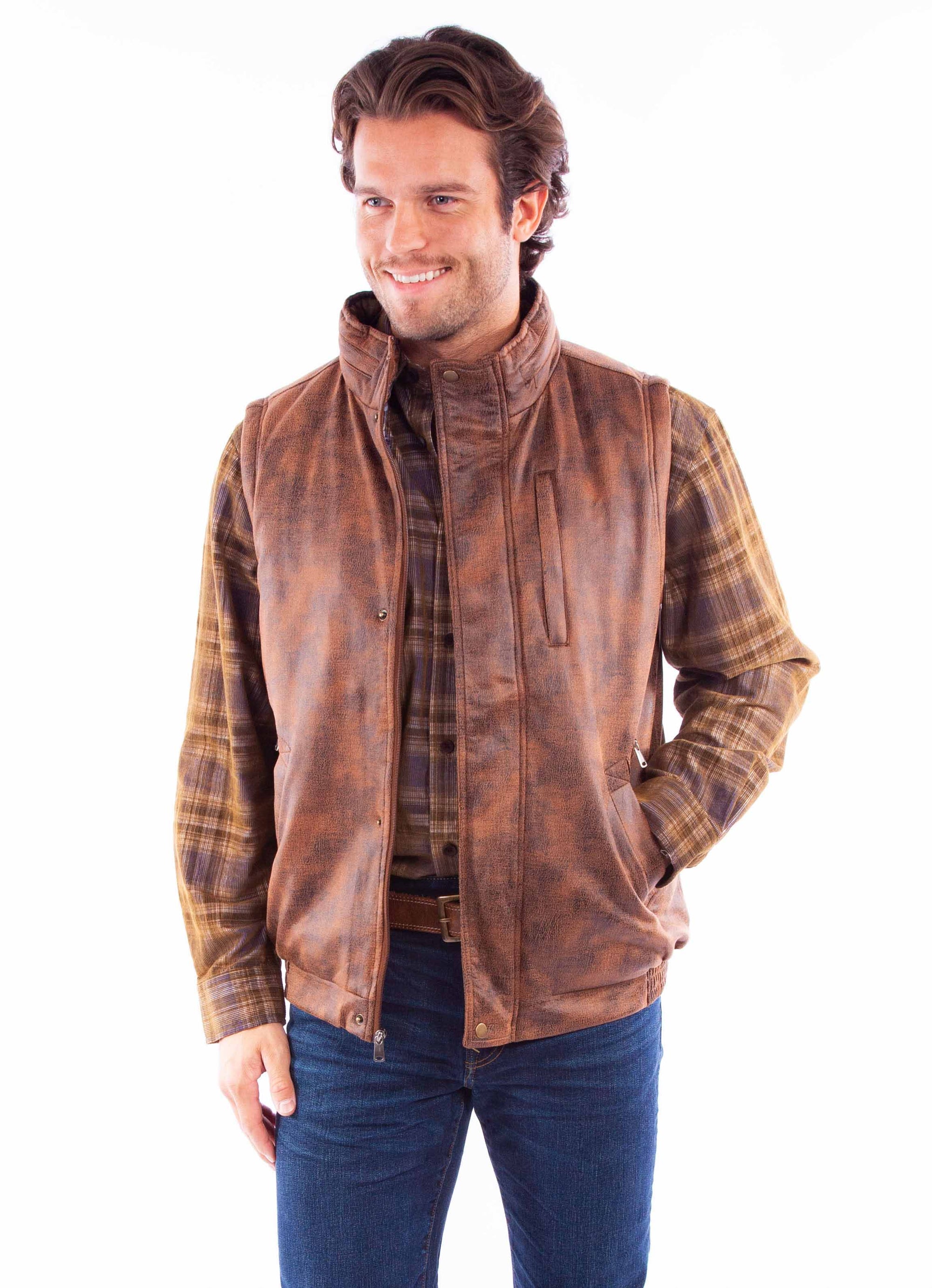 Mole Skin Vest W/pockets - 5324