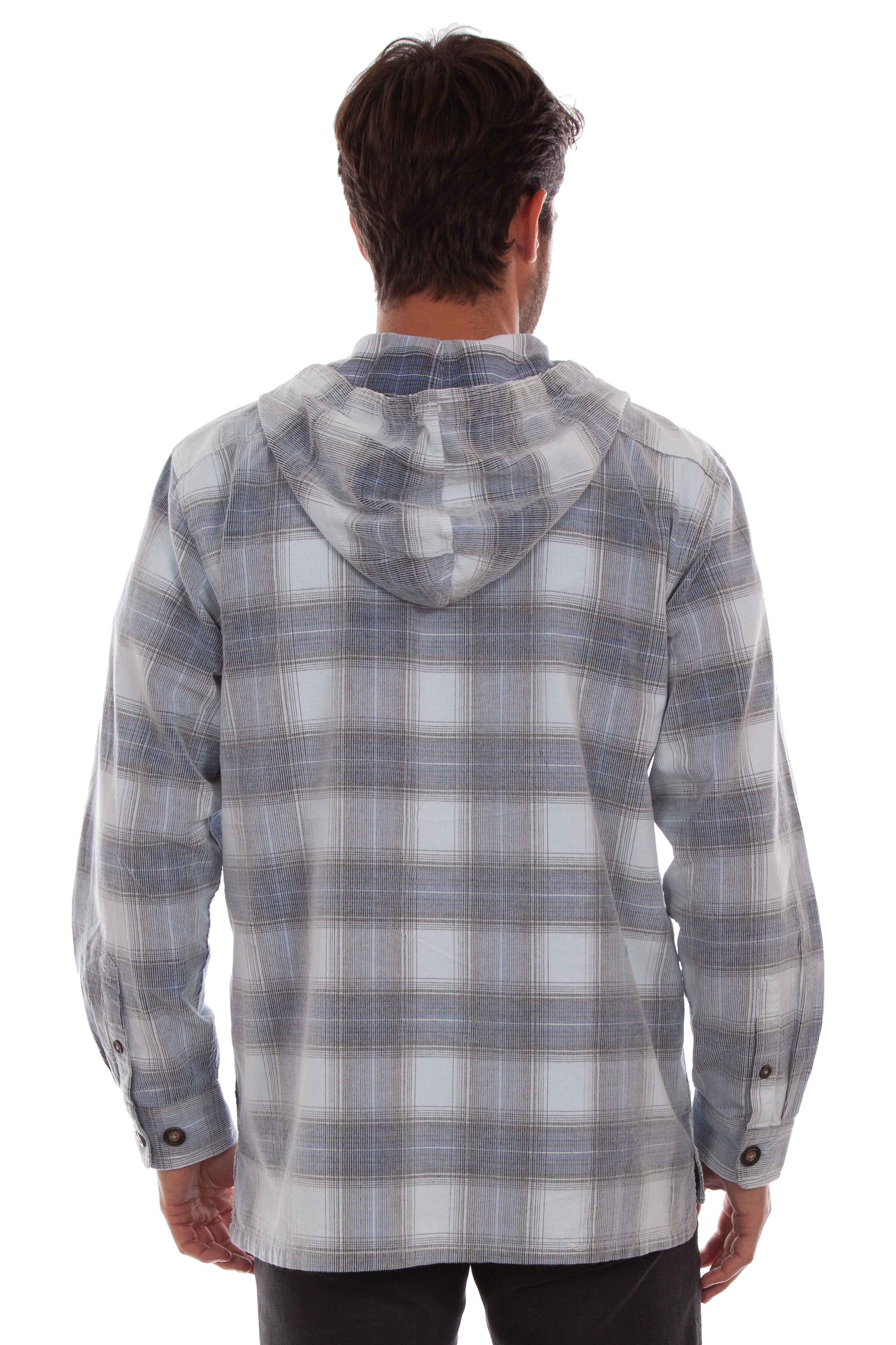 Unlined Corduroy Hoodie - 5330
