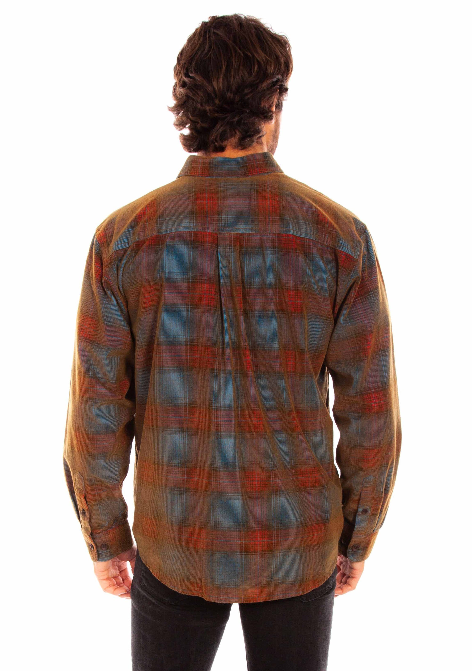 Y/d Corduroy Plaid Shirt - 5341