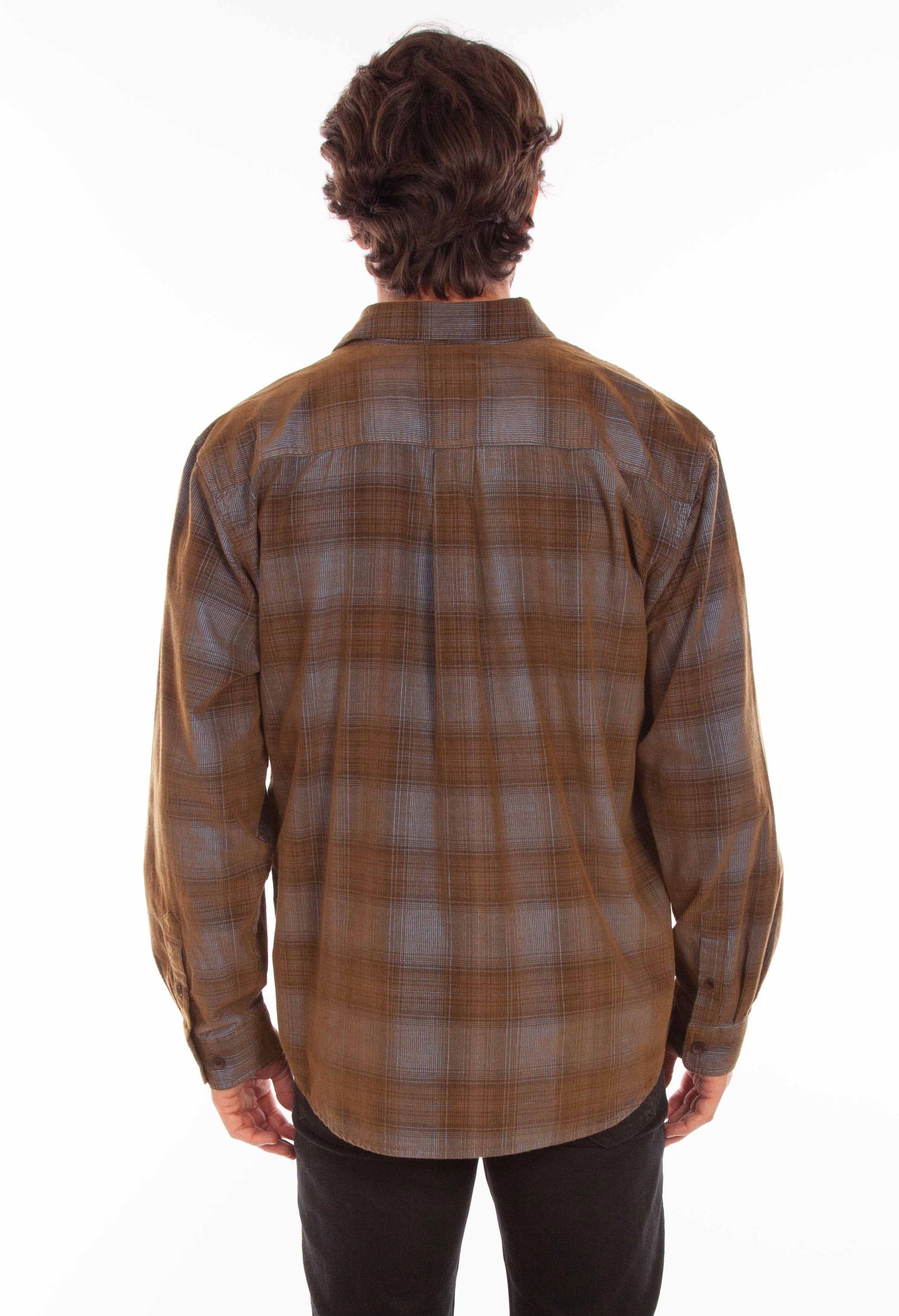 Y/d Corduroy Plaid Shirt - 5342