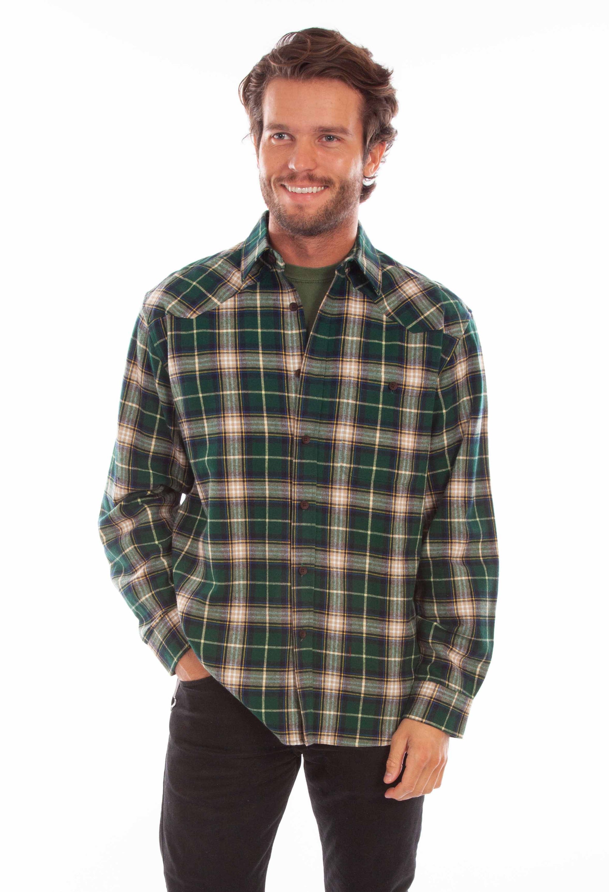Plaid Cotton Flannel - 5344