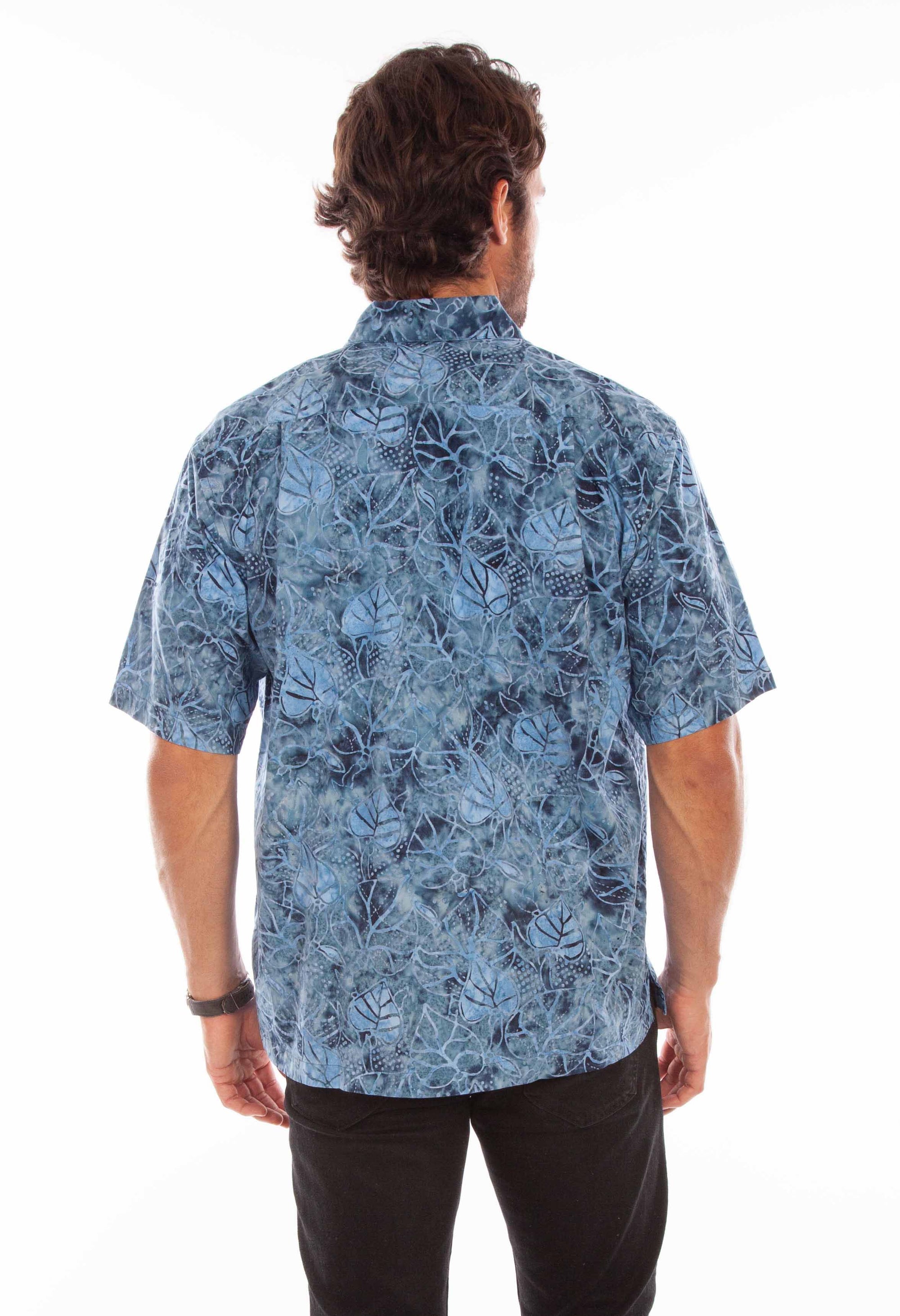 Batik Leaves Shirt - 5346