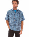 Batik Leaves Shirt - 5346
