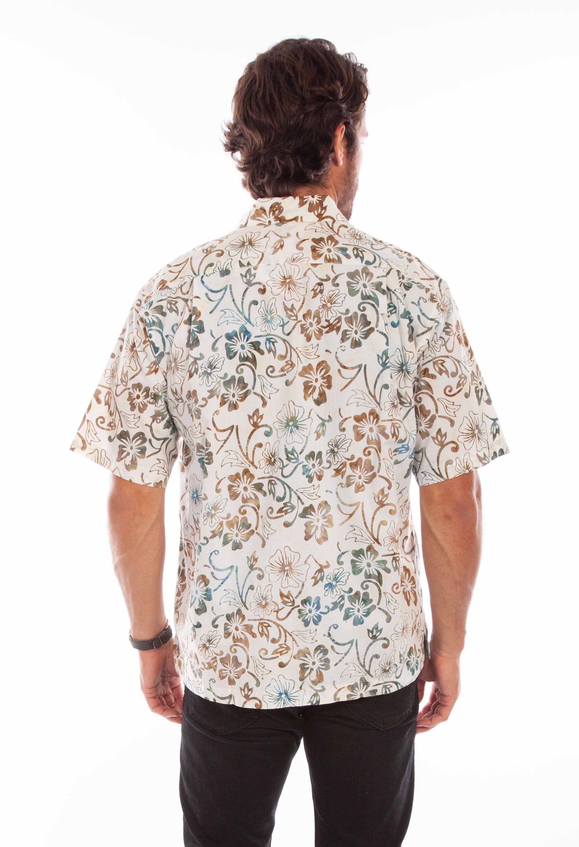 Batik Floral Shirt - 5347