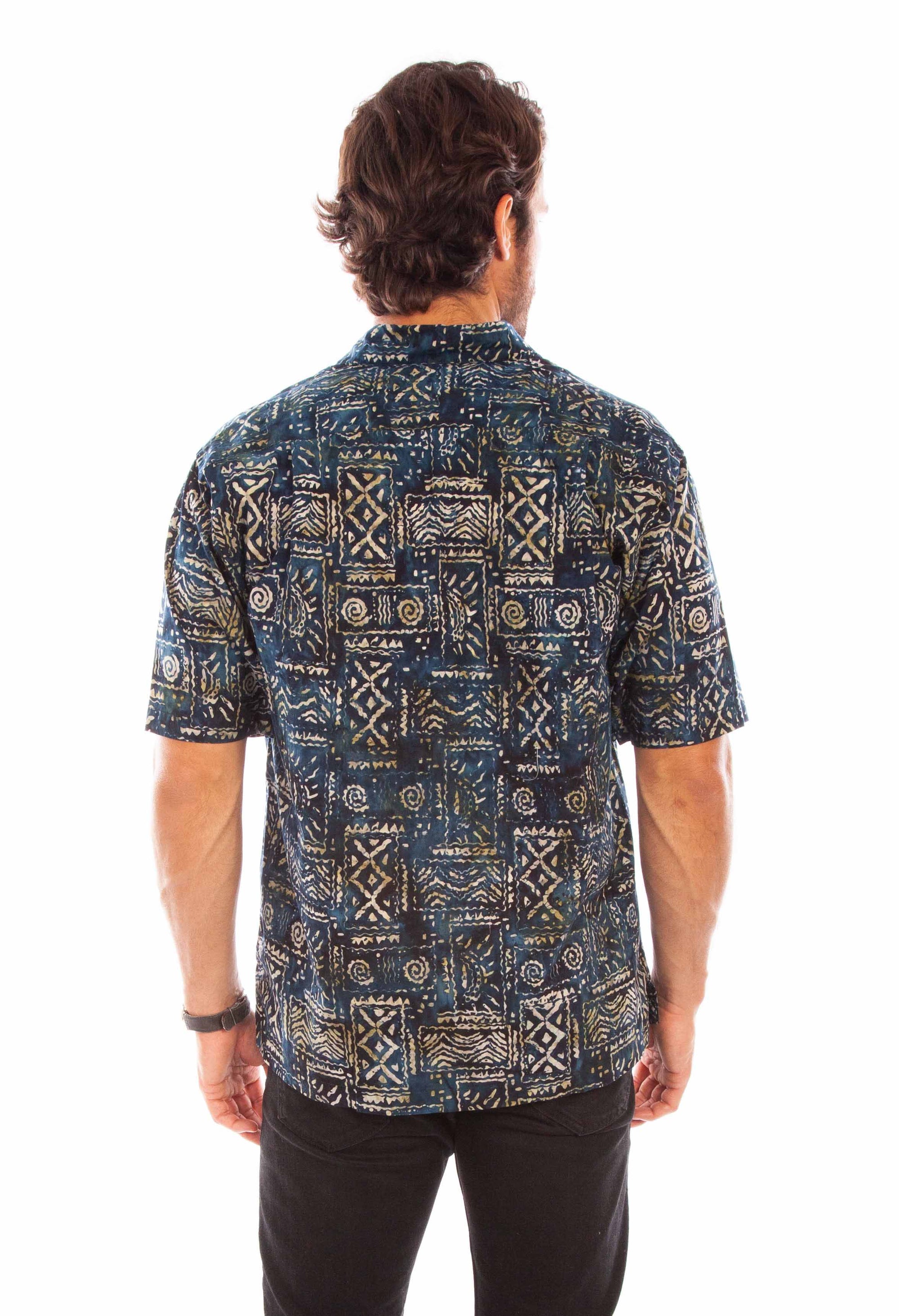 Batik Tribal Pattern Shirt - 5348