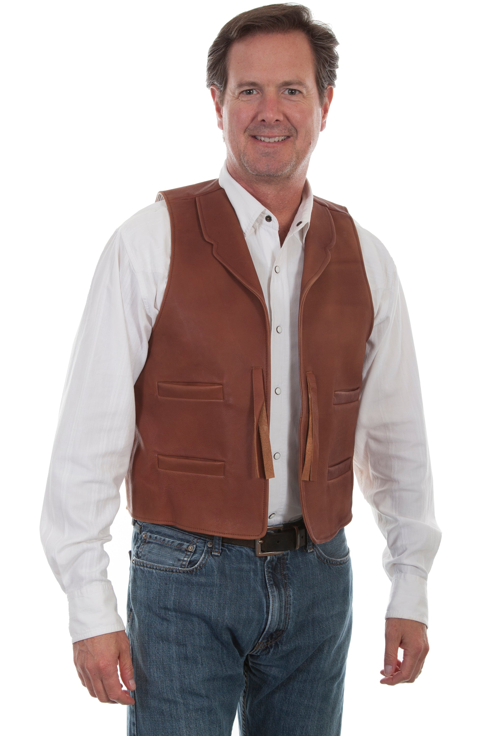 Leather Range Vest - 535044X