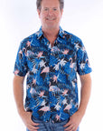S/s Flamingos & Ferns Shirt - 5373