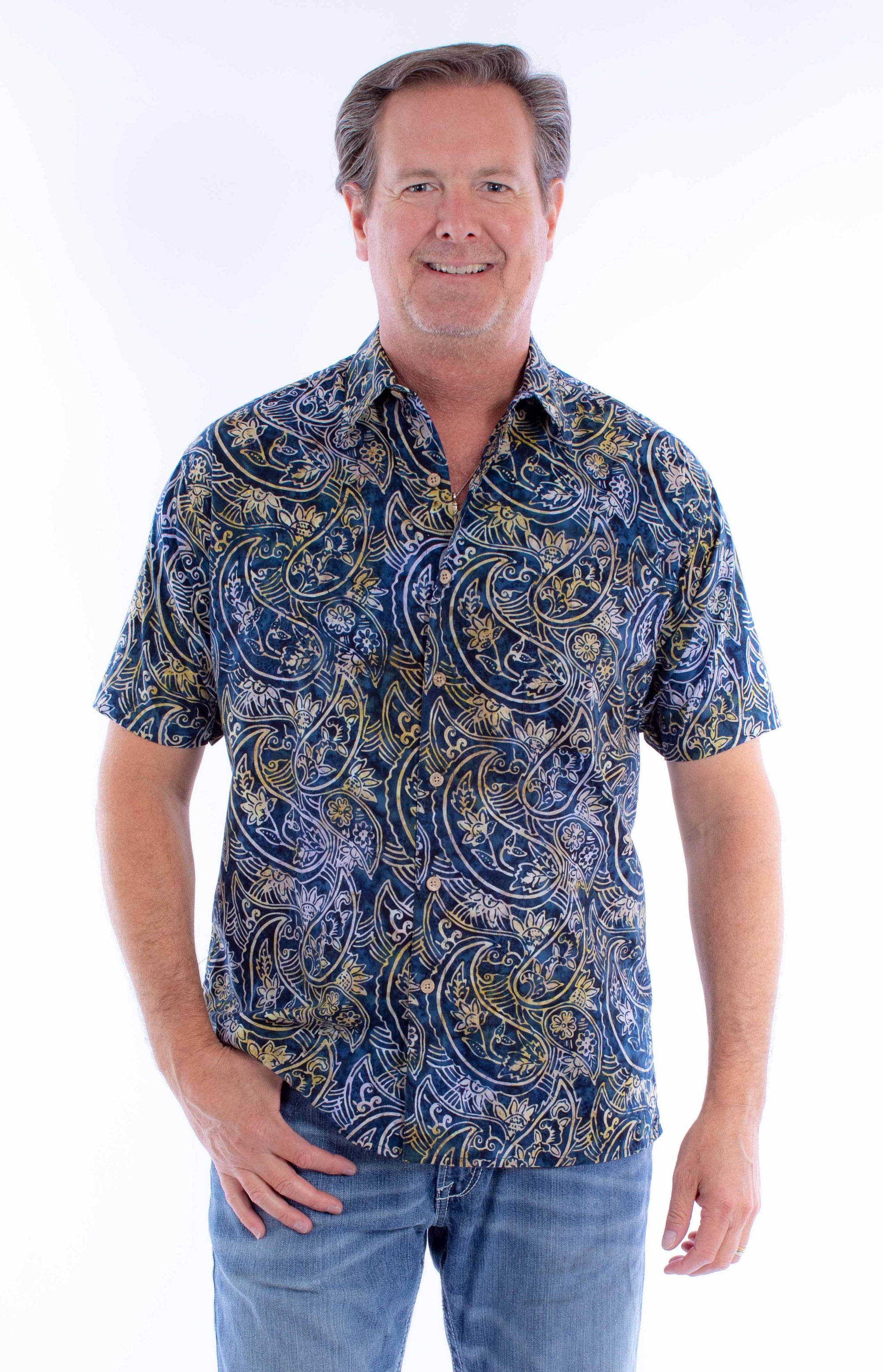 S/s Batik Shirt - 5377