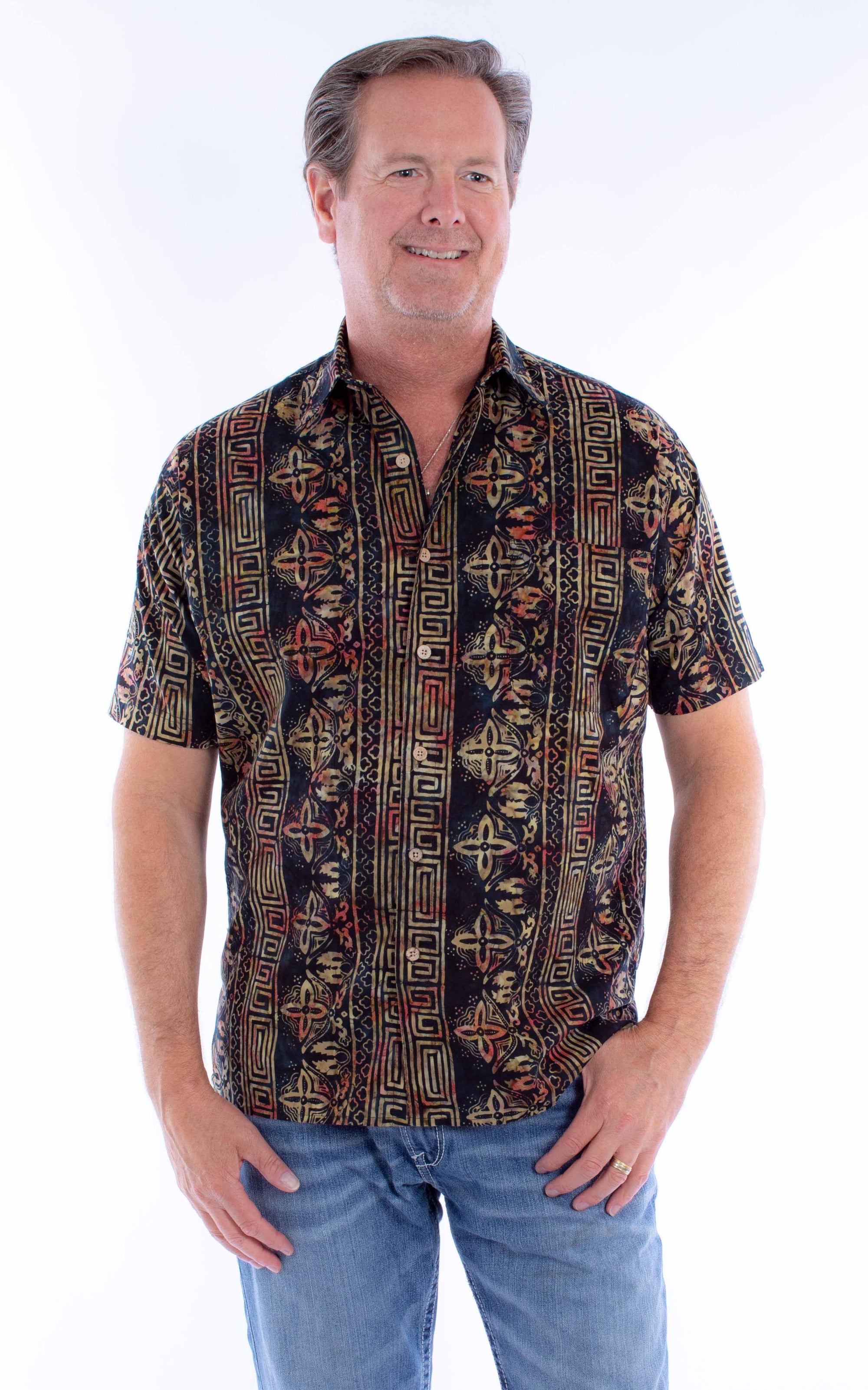 S/s Batik Shirt - 5379