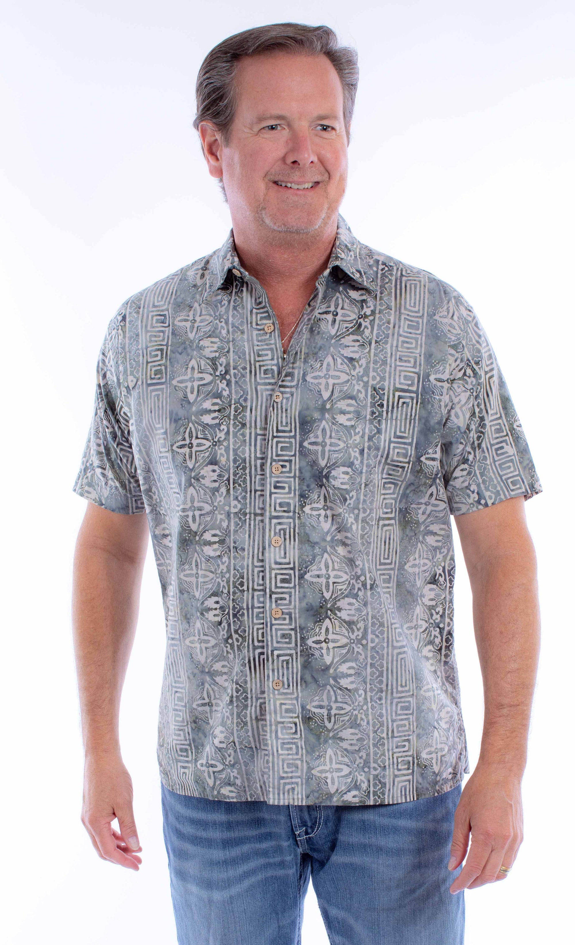S/s Batik Shirt - 5379