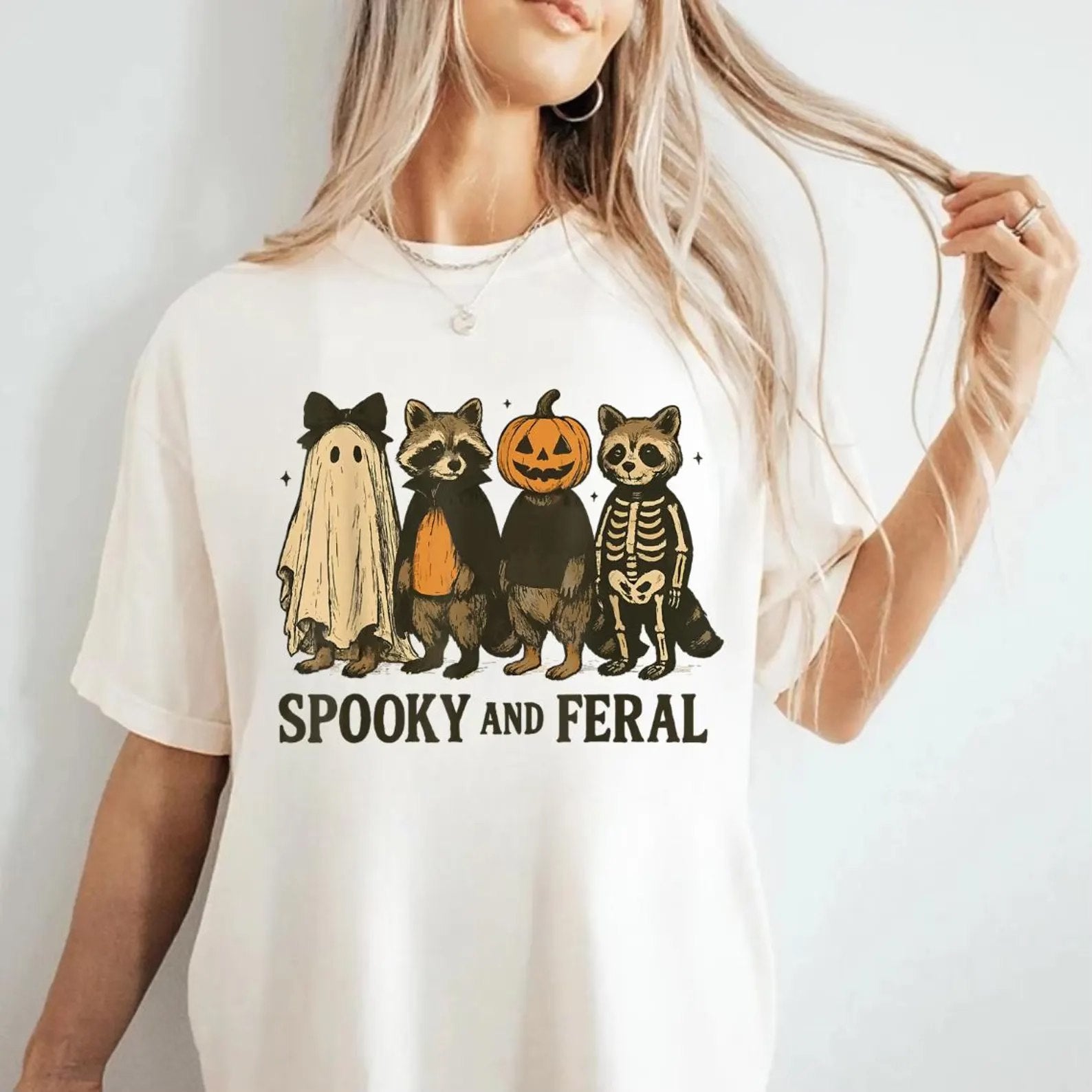 Spooky &amp; feral tee or sweatshirt