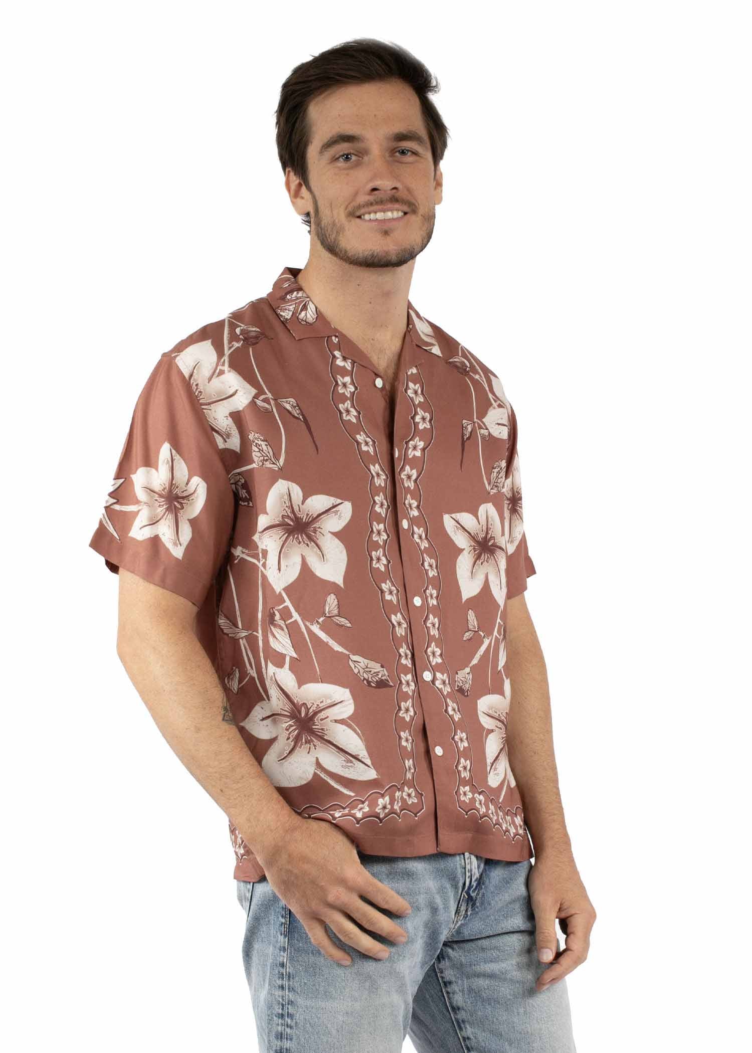 S/s Hawaiin Orchid Shirt - 5394