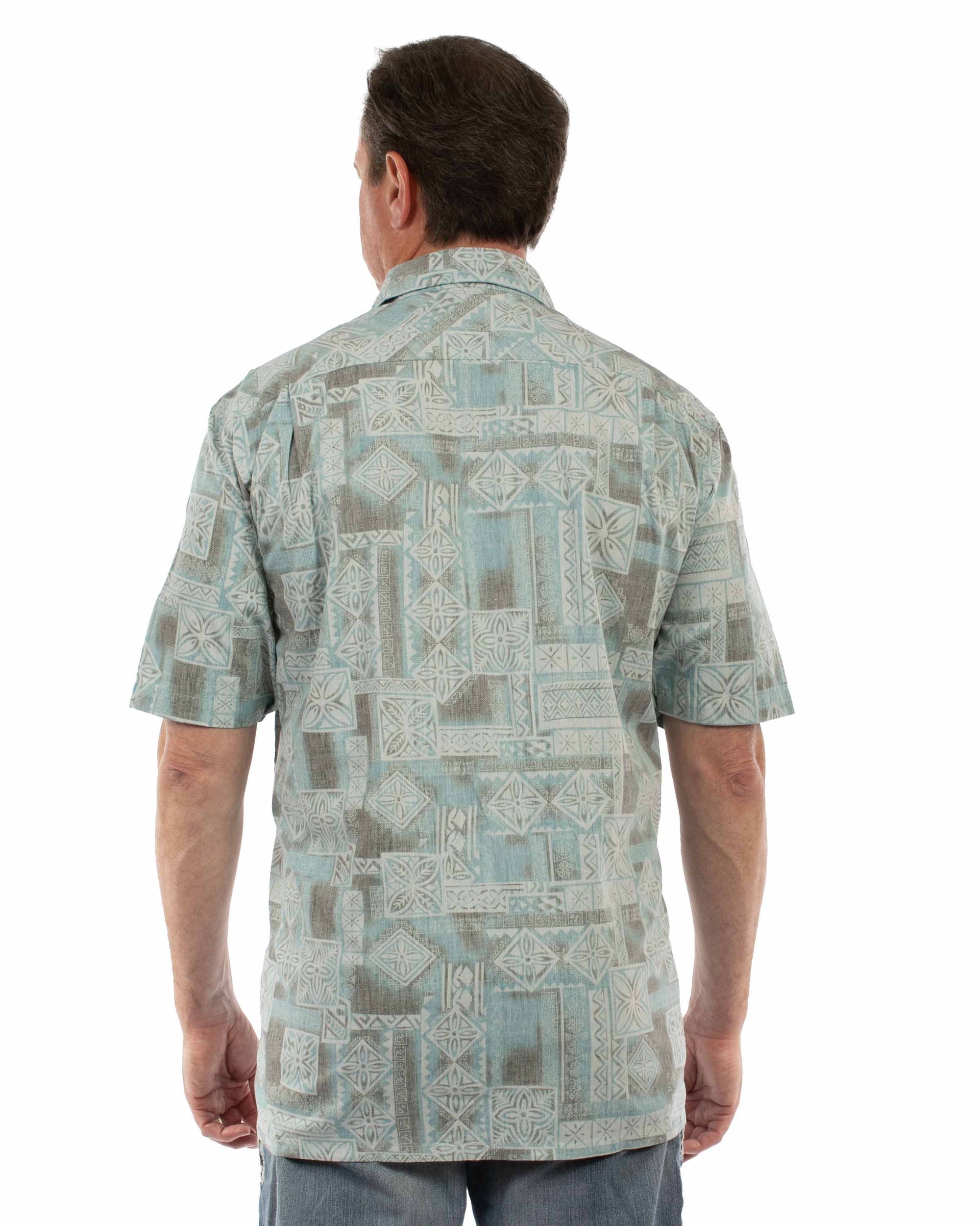 Herringbone Hawaiian Shirt - 5402