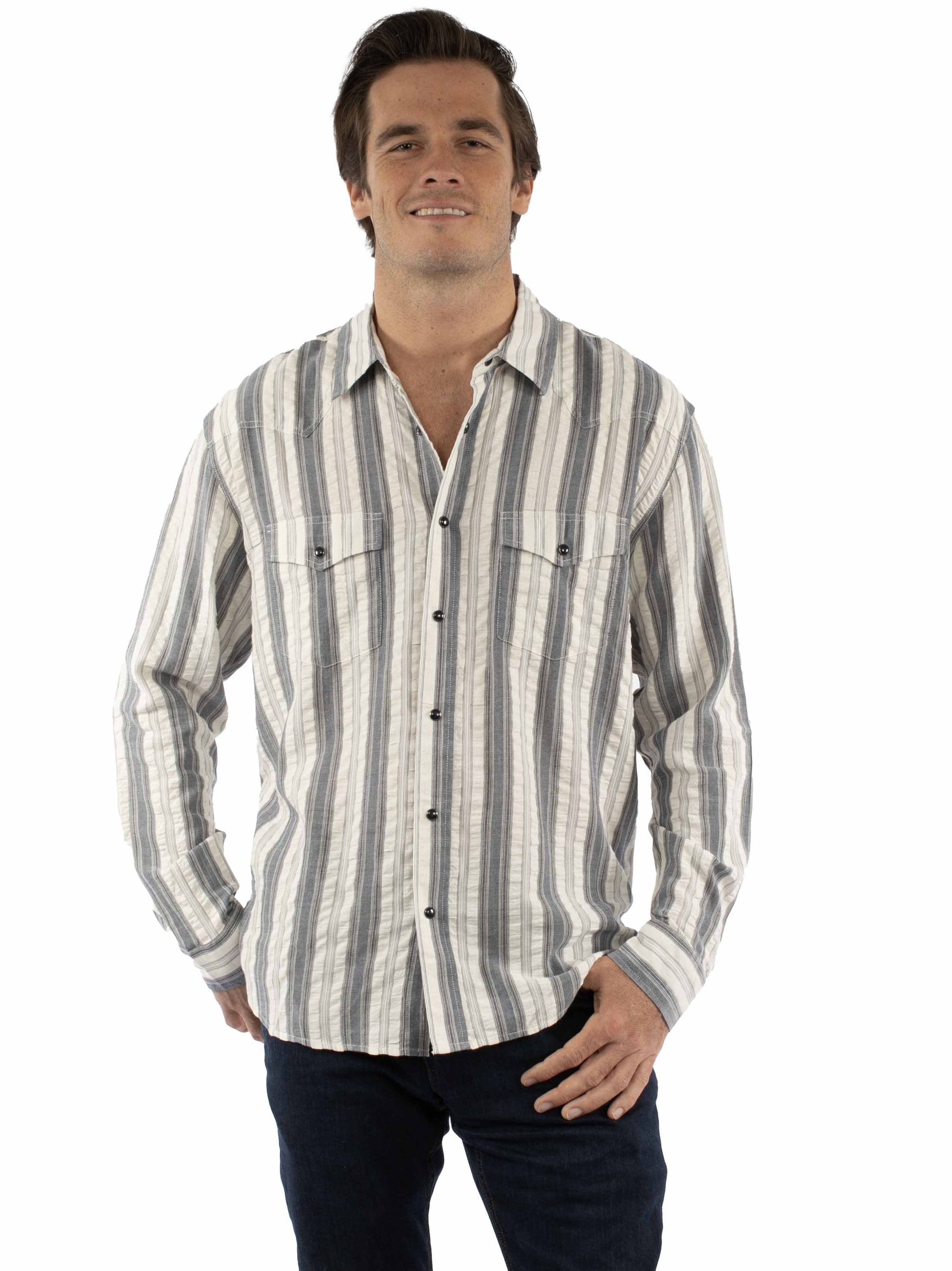 L/s Shirt Western Yokes/snaps - 5406