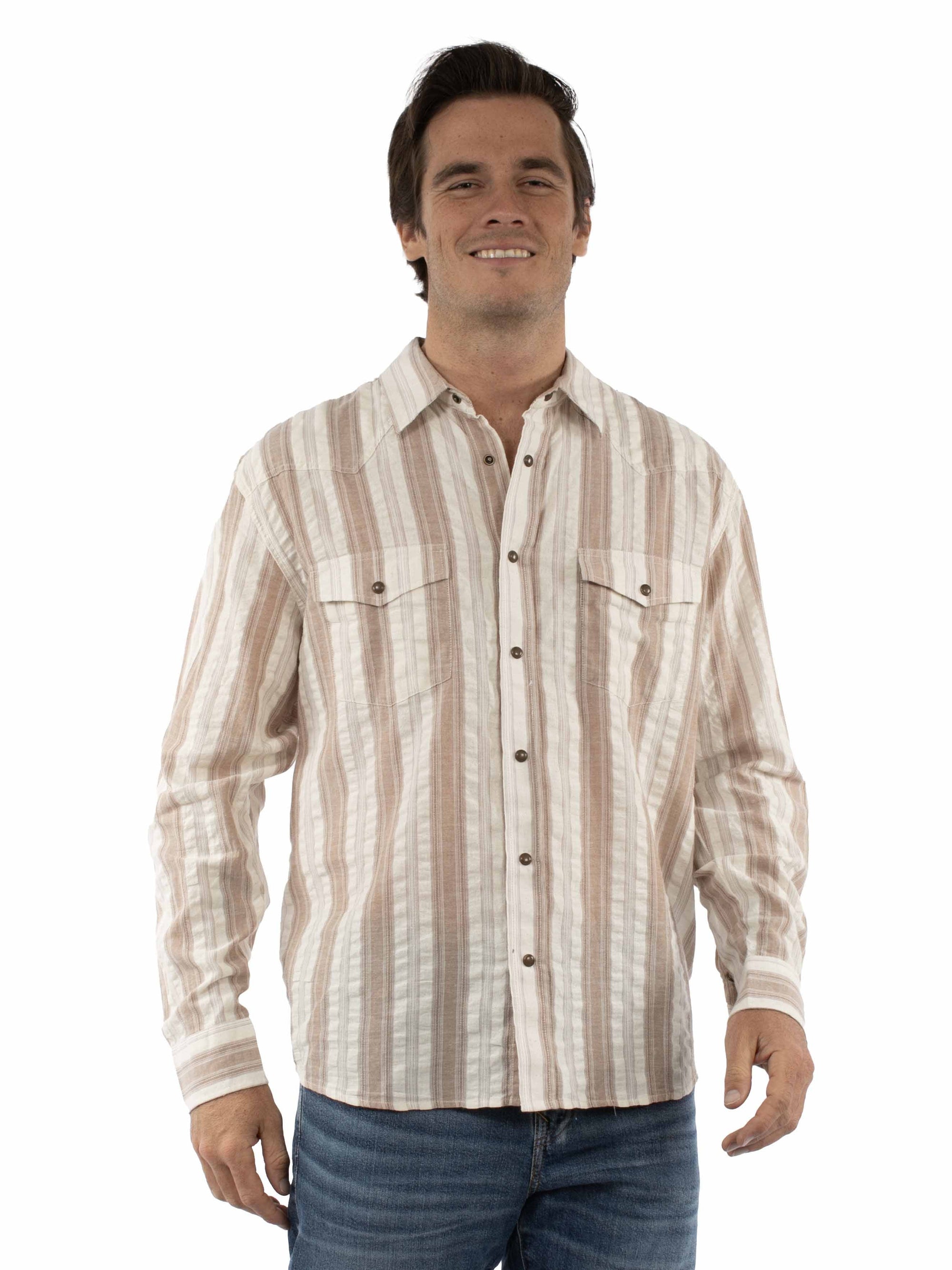 L/s Shirt Western Yokes/snaps - 5406