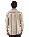 L/s Stripe Shirt Western Yokes/snaps - 5407