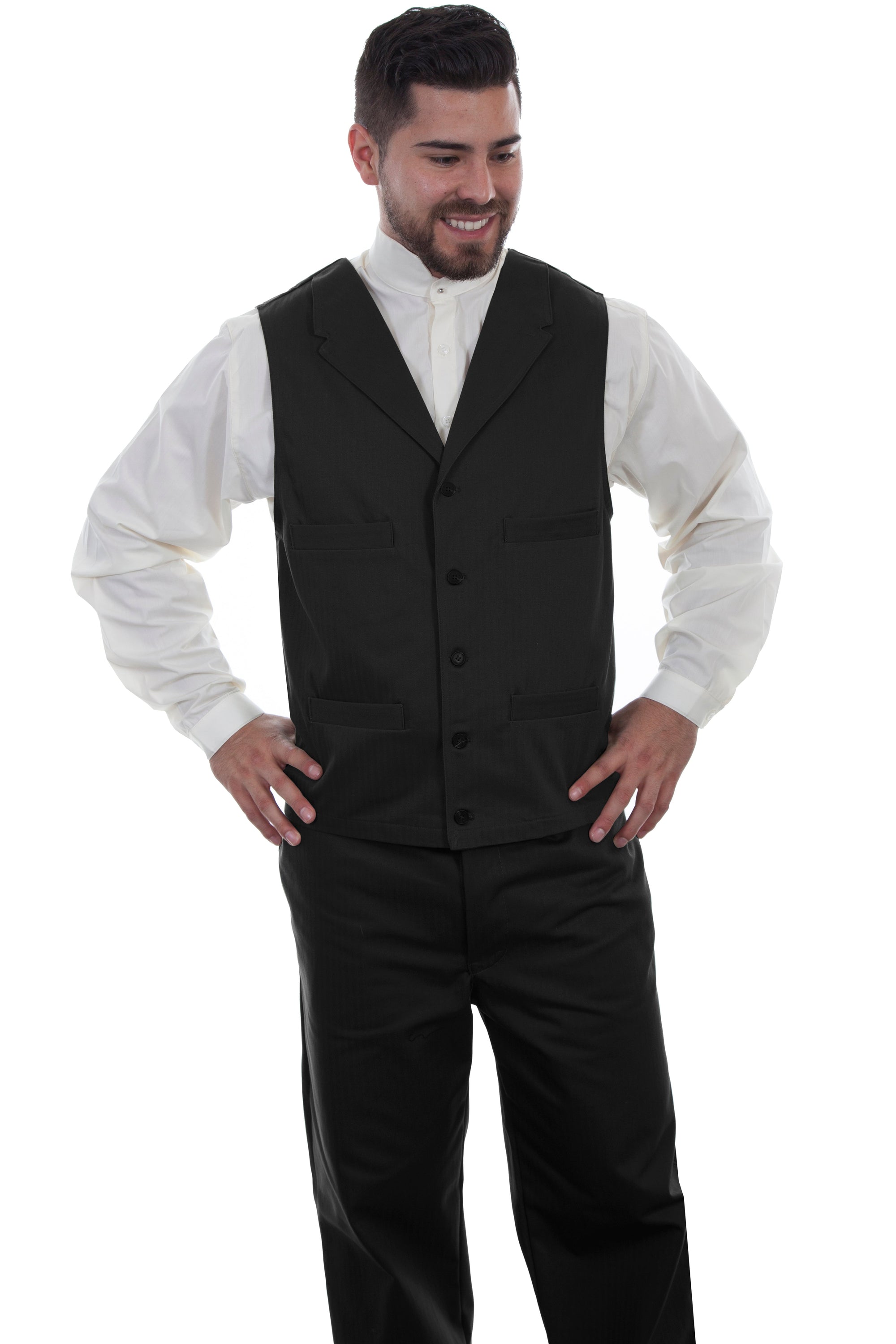 Herringbone Unlined Vest - 541714