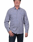 Long Sleeve Textured Shirt - 5429