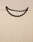 Sophia Knit Short Sleeve Sweater
