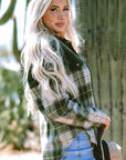 Emma Snap Colorblock Plaid Shacket