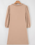 Elise Trim Puff Sleeve Dress