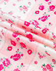 Floral Shirt Satin Tie and Shorts Pajama Set