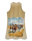 Baha Ranch Runnin' Free Sleeveless Mini Dress