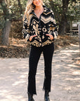 Clara Half Placket Plush Sweatshirt