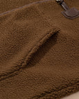 Abigail Coffee toggle Teddy Coat
