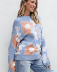 Zelda Drop Shoulder Knitted Sweater