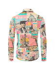 Baha Ranch Pop Western Collage Unisex Button Up Shirt
