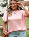 Nyomi Short Batwing Sleeve PLUS Top