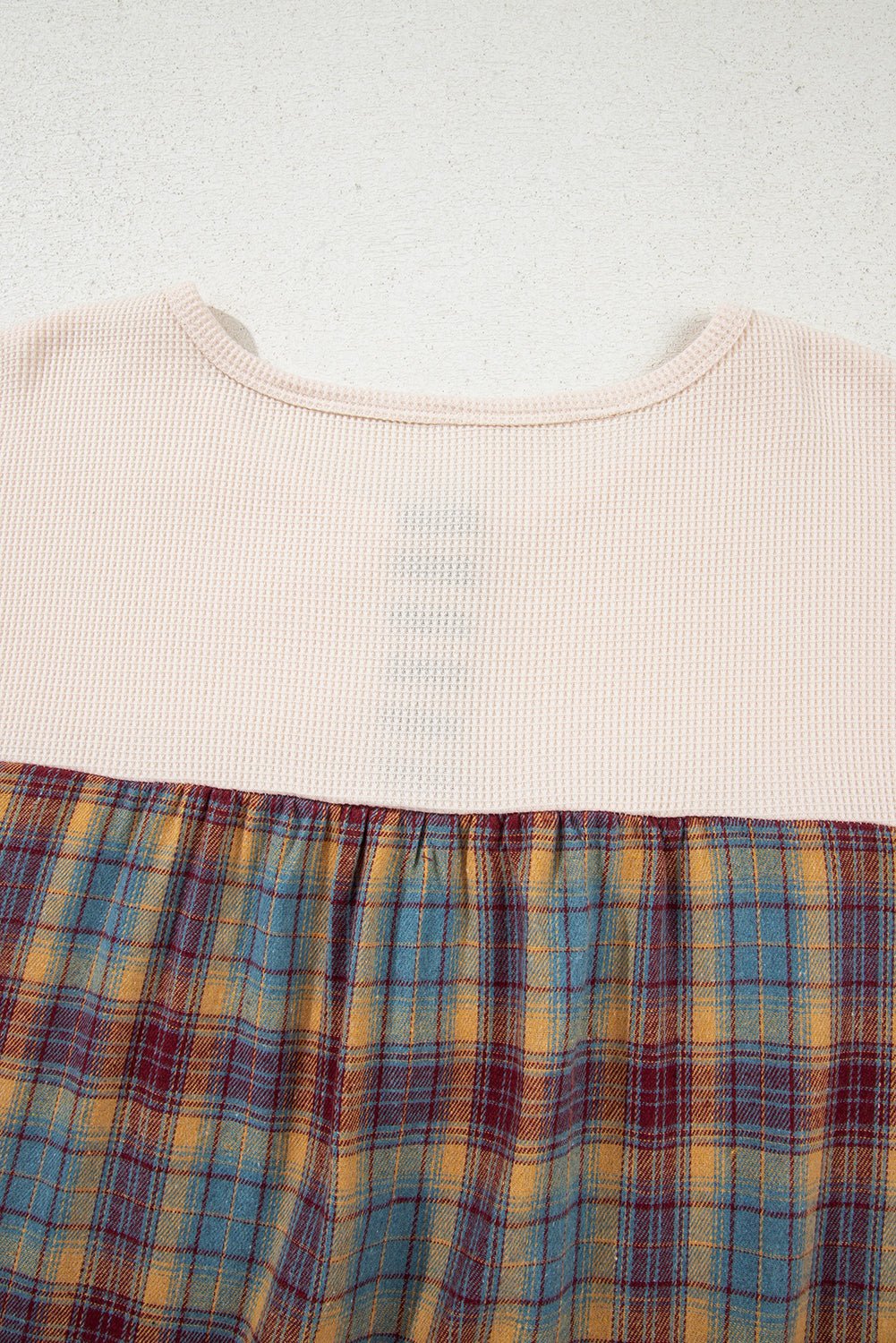 Mackenzie Plaid Patchwork Half PLUS Pullover