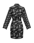 Ranch Life Women's Belted Satin Feel Dressing Lounge Robe