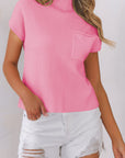 Calliope Knit Short Sleeve Sweater