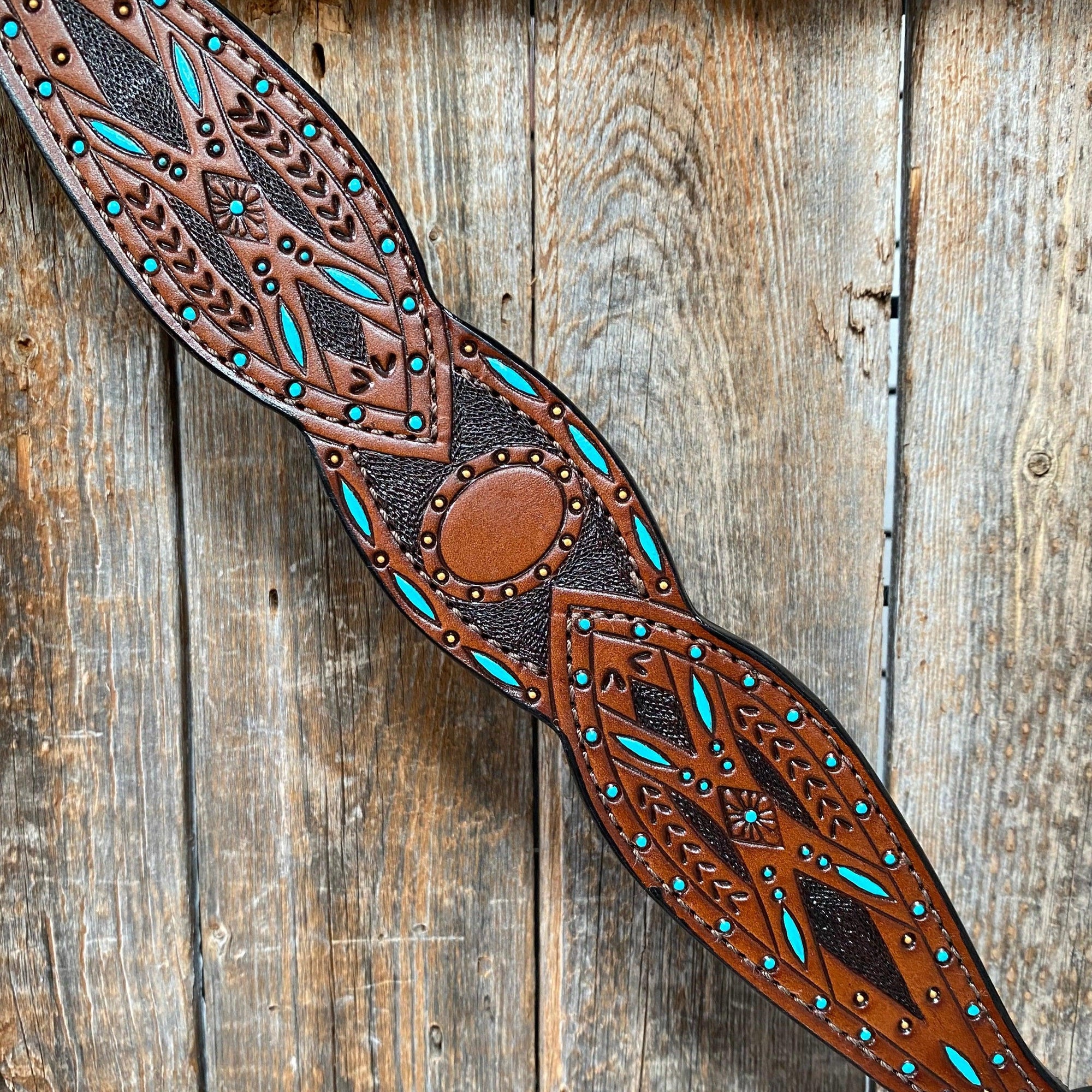 Hand Painted Two Tone Breastcollar 