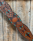 Hand Painted Two Tone Breastcollar 