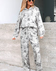 Woodland Camo Hoodie and Sweatpants Set