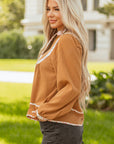 Iridora Long Puff Sleeve Blouse