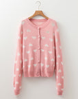 Zara Pattern Front Cardigan Sweater