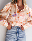 Amiyah Balloon Sleeve Loose Shirt