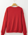 Junora Jolly Printing Christmas Pullover