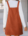 Alexis Front Pockets Corduroy Overall Dress
