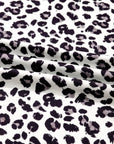 Plus Size Leopard Colorblock Patchwork Reverse Stitch Top