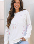 Saratris Drop Shoulder Oversized Sweatshirt