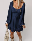 Deborah Waist Square Mini Dress